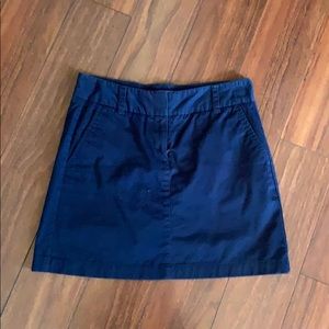 Navy blue skirt